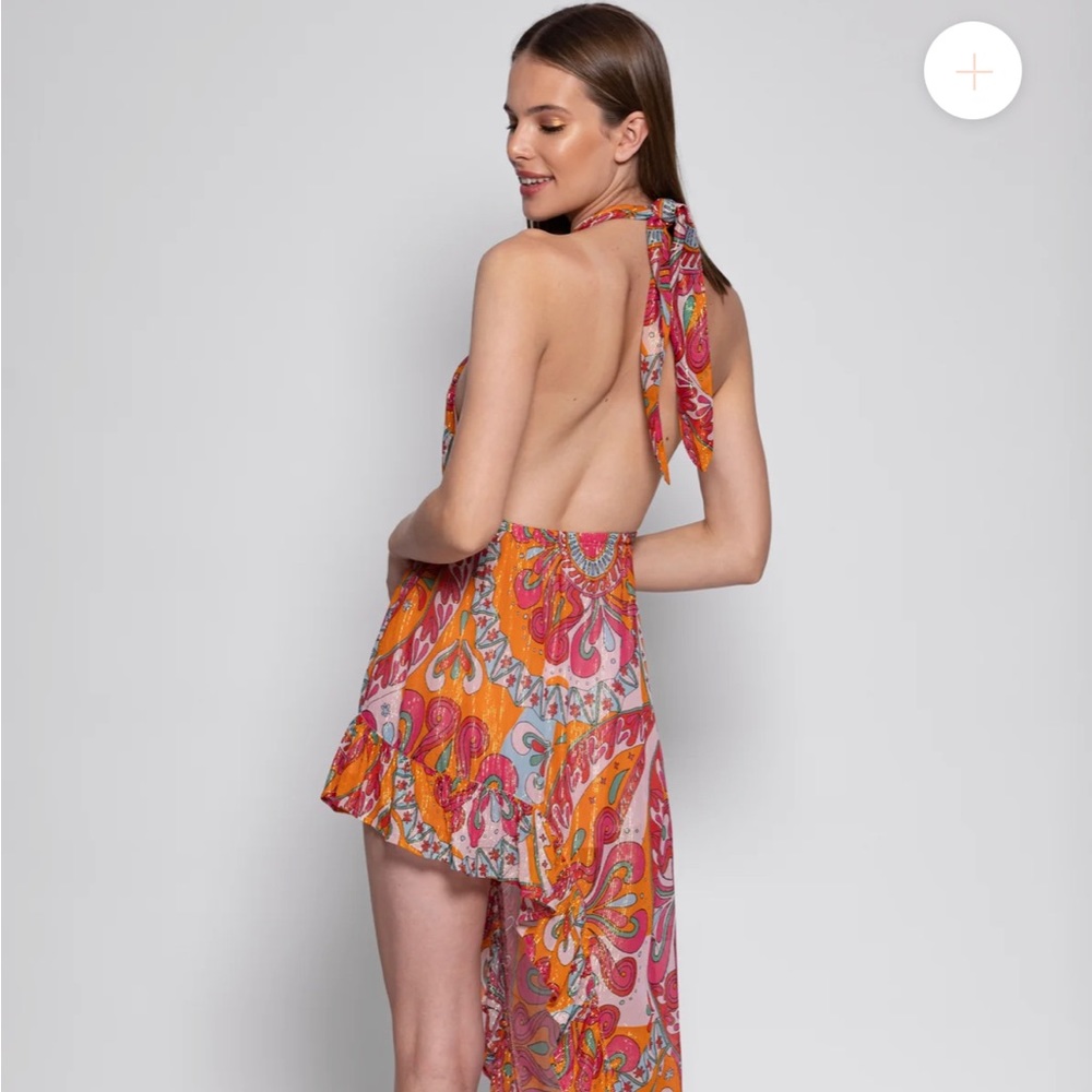 Amina midi dress, Havana Framboise